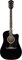 FENDER FA-125CE Dreadnought, Black электроакустическая гитара, цвет черный - фото 65190