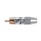 QUIK LOK G251-BK Metal Nikel plated phono (RCA) plug bl - фото 65842