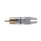 QUIK LOK G251-BK Metal Nikel plated phono (RCA) plug bl - фото 65843