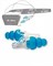 VIC FIRTH VICEARPLUGR VICEARPLUG High-Fidelity Hearing Protection- Regular Size (BLUE) беруши, обычный размер (синие) - фото 73801