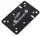 K&M 24352-000-57 универсальная монтажная платформа с отверстиями, сталь, белая - фото 82911