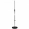 K&M 26000-300-02 прямая микрофонная стойка, круглое основание, высота 870-1565 мм, цвет хром - фото 85700