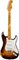Fender Custom Shop 1955 Stratocaster Heavy Relic, Maple Fingerboard, Wide-Fade Chocolate 2-Color Sunburst Электрогитара - фото 89922