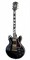 GIBSON CUSTOM CS-356 EBONY полуакустическая электрогитара с кейсом, цвет черный, фурнитура Gold - фото 91812