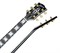 GIBSON CUSTOM CS-356 EBONY полуакустическая электрогитара с кейсом, цвет черный, фурнитура Gold - фото 91818